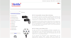 Desktop Screenshot of mettle-studiosystems.de